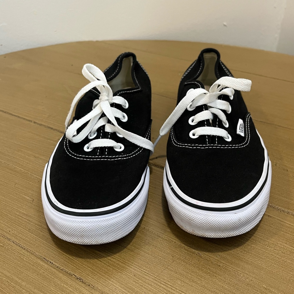 Vans Black and White Sneakers